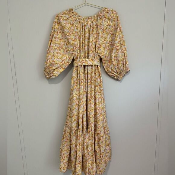 Emerson Fry Rakel Floral Maxi Puff Sleeve Dress - Picture 7 of 7